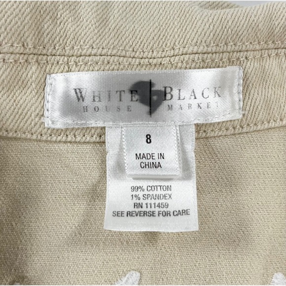 VTG Y2K Floral Embroidered Denim Jacket Blazer Boho Cottage Western Women's 8‎ - Picture 5 of 9